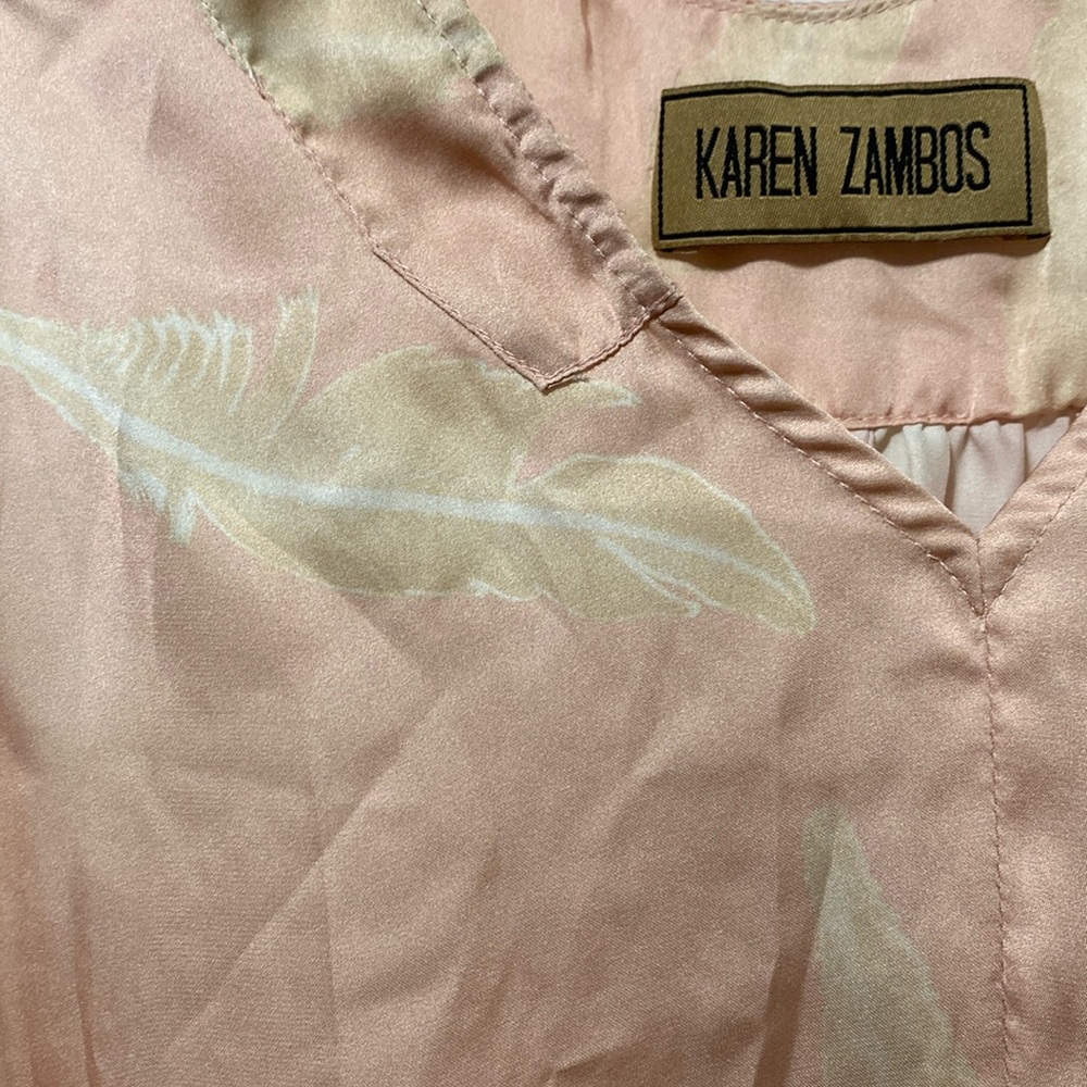 Karen Zambos V Neck Tank